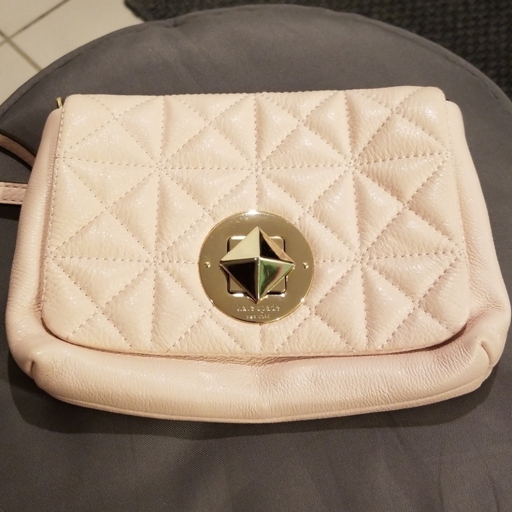 💕Kate Spade💕 Pink Quilted Mini Crossbody Bag